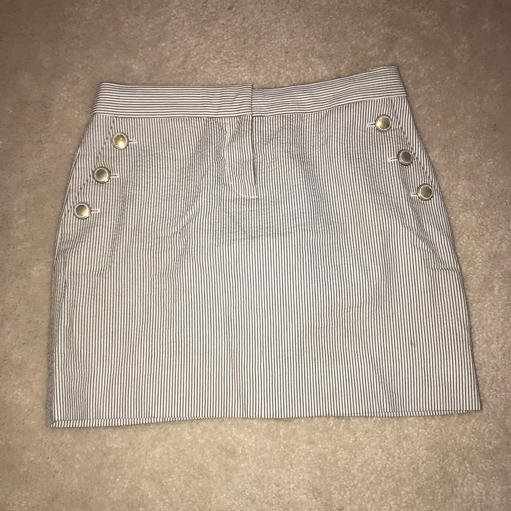 Seersucker button J. Crew skirt, size 0